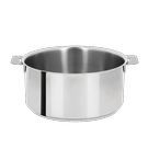 cristel-mutine-stainless-saucepan-removable-16cm - Cristel Mutine Stainless Saucepan 16cm