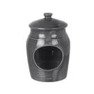 miel-salt-pot-dark-grey - Miel Salt Pig Grey
