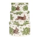 thornback-and-peel-small-round-cake-tin-rabbit-cabbage - Thornback & Peel Rabbit & Cabbage Round Cake Tin Small