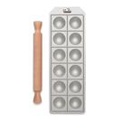marcato-ravioli-mould-round-12-hole-55mm - Marcato Classic Ravioli Mould Round 12 Hole 55mm