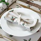 Sophie-Allport-holly-berry-napkins-set-4 - Sophie Allport Holly & Berry Napkins Set of 4