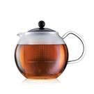 bodum-assam-tea-press-glass-handle-black-500ml - Bodum Assam Tea Press Glass Handle Black