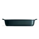 emile-henry-rectangular-baking-dish-large-navy-blue - Emile Henry Ocean Blue Rectangular Oven Dish Large