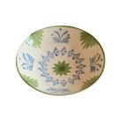 aquerello-green-blue-print-salad-bowl - Aquerello Green & Blue Print Salad Bowl