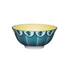 kitchencraft-leafy-green-ceramic-bowl - KitchenCraft Leafy Green Print Ceramic Bowl