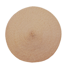 walton-spice-placemat-ribbed-35cm - Walton & Co Circular Ribbed Placemat Pink Spice