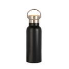 again-dw-bottle-bamboo-midnight - &Again Double Walled 500ml Bottle Bamboo Midnight