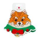 tt-christmas-crochet-dog-collar - Talking Tables Christmas Crochet Dog Collar