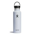 hydroflask-white-18oz-standard-mouth-flex-cap - Hydro Flask Standard Flex Cap White 18oz(532ml)