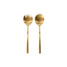 house-doc-salad-servers-golden - House Doctor Golden Salad Servers 