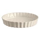 emile-henry-deep-flan-dish-cream-32cm - Emile Henry Deep Flan Dish Cream 32cm