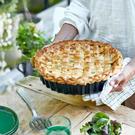 emile-henry-deep-flan-dish-cedar-green-24cm - Emile Henry Deep Flan Dish Cedar Green 24cm 