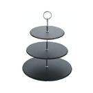 artesa-appetiser-3-tier-slate-cake-stand - Artesa Appetiser 3 Tier Slate Serving Stand