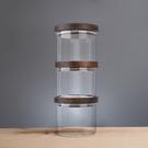 artisan-street-3pc-set-stacking-glass-containers - Artisan Street Stacking Storage Jars Set of 3