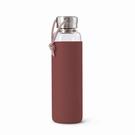 black-and-blum-glass-water-bottle-burgundy - Black & Blum Glass Water Bottle Burgundy