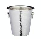 barcraft-hammered-steel-champagne-bucket-wine-cooler - BarCraft Hammered Champagne & Wine Bucket