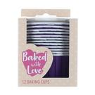 baked-with-love-12-baking-cups-purple - Baked With Love 12 Purple Baking Cups
