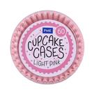 pme-60-standard-baking-cases-light-pink - PME 60 Cupcake Cases Light Pink
