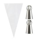 mason-cash-set-of-2-ball-nozzles-and-6-icing-bags - Mason Cash Set of 2 Ball Nozzles & 6 Bags