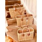 rectangle-shopping-basket-medium-short-handles - Rectangle Shopping Basket Short Handles Medium
