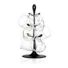 bodum-copenhagen-mug-holder-with-6-cups-set - Bodum Bistro Mug Tree & 6 Cups Set