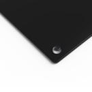 pebbly-tempered-glass-protective-worktop-for-hobs-50x28cm-black - Pebbly Tempered Glass Stovetop Protector Half Size Black