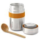 black-and-blum-stainless-steel-food-flask-orange - Black and Blum Stainless Steel Food Flask Orange