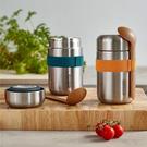 black-and-blum-stainless-steel-food-flask-orange - Black and Blum Stainless Steel Food Flask Orange