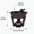 boska-cheese-fondue-set-party-pro-black-900ml - Boska Cheese Fondue Set Party Pro 900ml