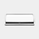 brabantia-roll-top-bread-bin-brilliant-steel - Brabantia Roll Top Bread Bin Brilliant Steel