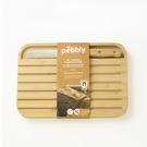 pebbly-bamboo-bread-cutting-board-and-bread-knife-set - Pebbly Bamboo Bread Board & Knife Set Small
