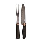 taylors-eye-witness-2pc-brooklyn-copper-santoku-carving-knife-and-fork - Taylor's Eye Witness 2pc Brooklyn Copper Santoku Carving Set