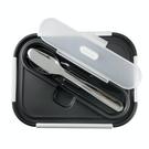 built-professional-900ml-glass-lunch-box-set-with-cutlery - Built Glass Lunch Box & Cutlery Set 900ml
