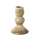 ihr-speckled-ceramic-candle-tall-brown - Ceramic Candle Holder Tall Speckled Brown