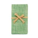 walton-olive-green-chambray-napkins-4pc-set - Walton & Co Chambray Napkins Olive Green Set of 4