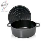 chasseur-round-casserole-24cm-grey-caviar - Chasseur Round Casserole-Caviar