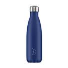 chillys-500ml-water-bottle-matte-blue - Chilly's 500ml Water Bottle Matte Blue