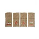 eddingtons-Christmas-jute-sleeve-cutlery-holder-4pc - Christmas Jute Sleeve Cutlery Holder Set of 4