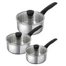 kuhn-rikon-classic-induction-saucepans-set-of-3 - Kuhn Rikon Classic Induction 3pc Saucepans Set