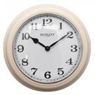 cream-deep-wall-clock-10in-plastic-dunlevy - Dunlevy Deep Wall Clock Plastic Cream 10in