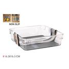 multi-purpose-clear-organiser-non-slip-163x163mm - Multi-purpose Clear Shelf Organiser Non-slip 16.3x16.3cm