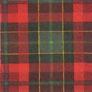 ihr-tartan-red-cocktail-napkin - IHR Cocktail Napkins Tartan Red