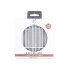 eddingtons-6pc-stainless-steel-cocktail-straws-brush-set - Top Gourmet 6pc Reusable Stainless Steel Cocktail Straws & Brush Set