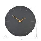 coleridge-clock-large-40cm-slate-garden-trading - Coleridge Clock Slate 40cm