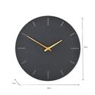 coleridge-clock-small-25cm-slate-garden-trading - Coleridge Clock Slate 25cm