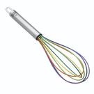 kuhn-rikon-colori-rainbow-whisk-small-8-inch - Kuhn Rikon Colori Silicone Rainbow Whisk Small