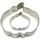 pme-halloween-cookie-cutters-pumpkin-2pc-set - PME Cookie & Cake Pumpkin Cutters Set of 2