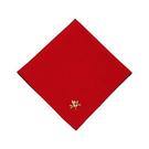 walton-cotton-embroidered-napkins-red-holly-berry-Christmas - Walton & Co Holly Berry Red Napkins Set of 2