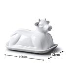 w-m-bartleet-sons-cow-butter-plate-and-lid-19cm - W M Bartleet & Sons Cow Butter Dish 19cm