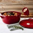 emile-henry-red-salt-cellar - Emile Henry Salt Pig Red